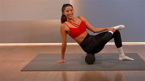 Min Foam Rolling Hips Peloton Stretching Classes