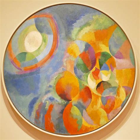 Photo Of The Original Painting Simultaneous Contrasts Sun And Moon