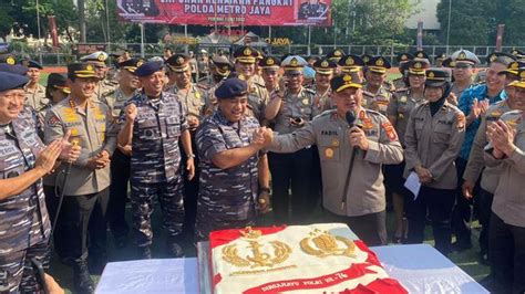 1 641 Personel Polda Metro Naik Pangkat Di Hut Ke 76 Bhayangkara