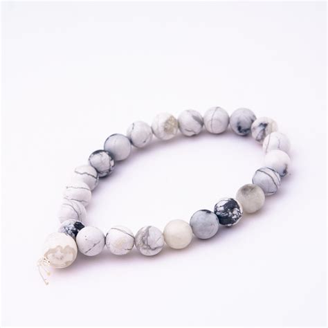 Howlite Power Bracelet | Crystal Life Technology, inc.