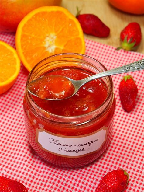 Confiture De Fraise Mangue Orange Confiture De Mangue Mangue