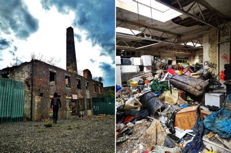 Inside Creepy Abandoned Factory Piled High With Rubbish Which Became