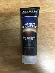 John Frieda Midnight Brunette Colour Deepening Shampoo Ml Colour Depositing Shampoo Brown