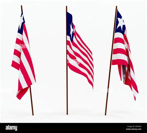 Flag Of Liberia Stock Photo Alamy