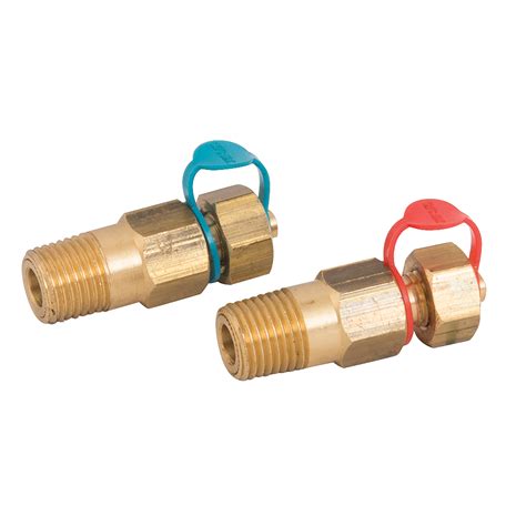 Bsp Brass Test Point Blue Pneumatics Direct