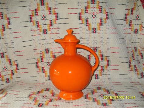 Radioactive Red Fiesta Carafe And Lid Fiestaware S