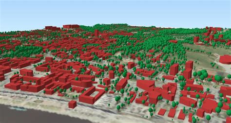 Modele 3D drzew dla kolejnych powiatów dostępne w serwisie