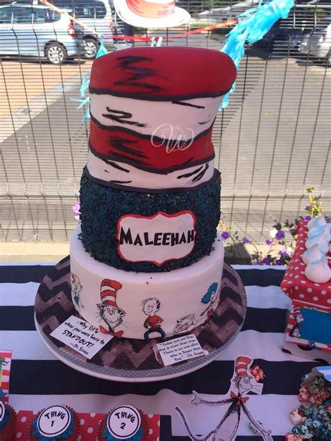 Cat In The Hat Decorated Cake By Rezana Cakesdecor