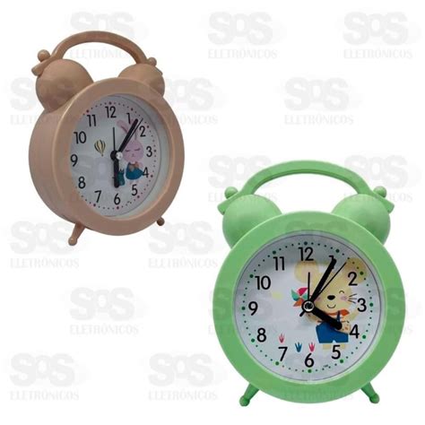 Relogio Despertador Infantil - Relógio Despertador Infantil Animais XH-G1150