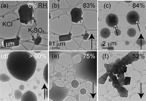 Particles From An Equimolar Solution Of Kcl And K 2 So 4 Deposited Onto A