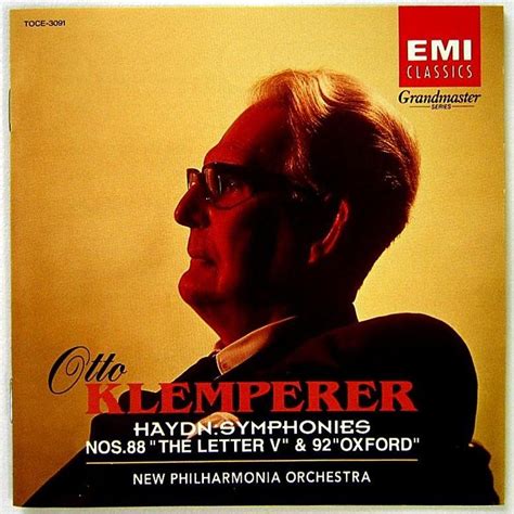 中古OTTO KLEMPERER オットークレンペラー指揮 HAYDN SYMPHONIES NOS 88 NOS 92