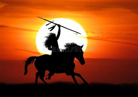 Native American Warrior Horse