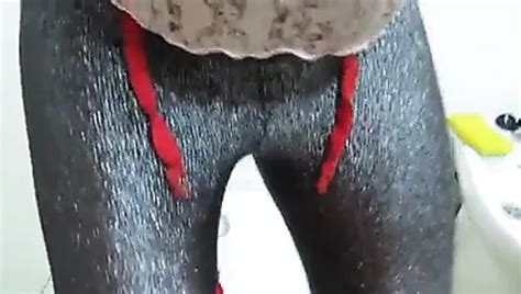 Wearing My Shiny Sheer Deniers Pantyhose Layers Gay Twink Porn Feat