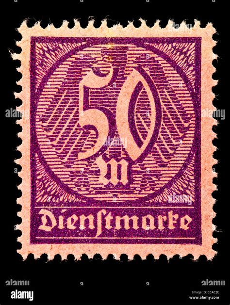 Postage Stamp German Reich Official Stamp Mark Mint