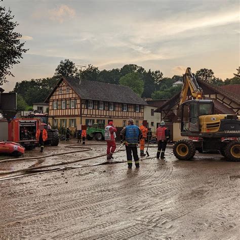 Unwetter Schock In Bad Staffelstein Stammg Ste Bangen Um Gasthof Zum Anker