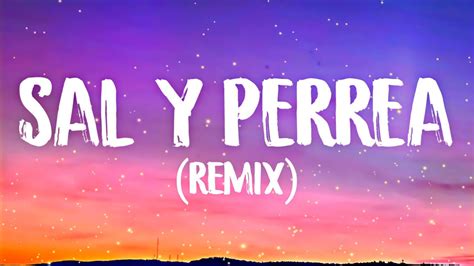 Sech Daddy Yankee J Balvin Sal Y Perrea Remix Letra Lyrics Youtube