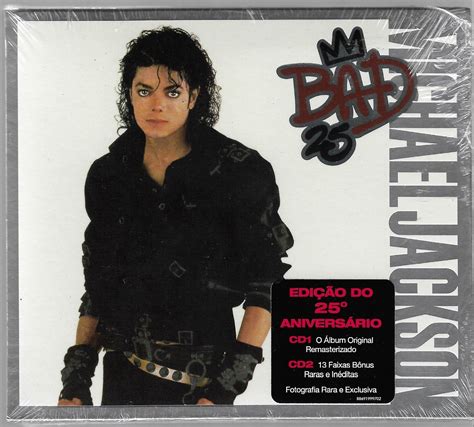 2 Cd Michael Jackson Bad 25 Brazilian Limited Release With Slipcase