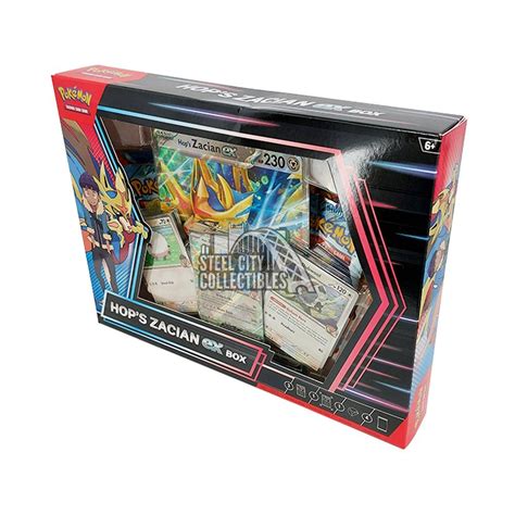 pokemon hops zacian  box steel city collectibles