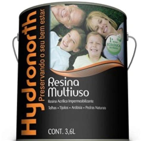 Resina Hydronorth 3 6L Acrílica Solvente Brilhante Grafite Universal