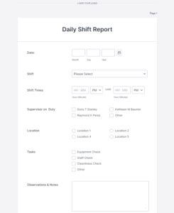 8 Free Shift Report Template for Accurate Reporting | ClickUp