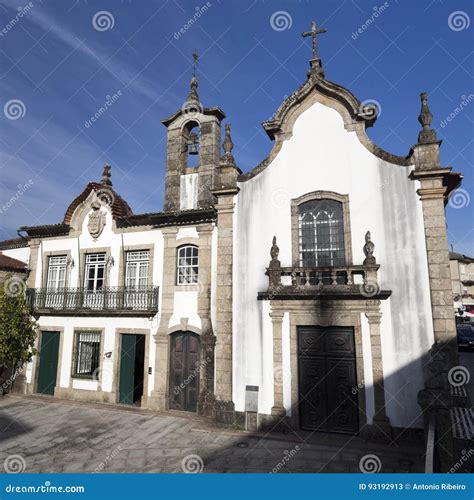 Ponte Da Barca Church Of Misericordia Stock Image Image Of Rococo