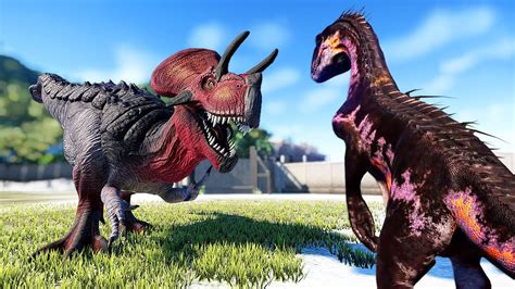 Ultimasaurus Vs Indoraptor Fight And Breakout 🌍 Jurassic World Evolution Hybrid Battle Youtube