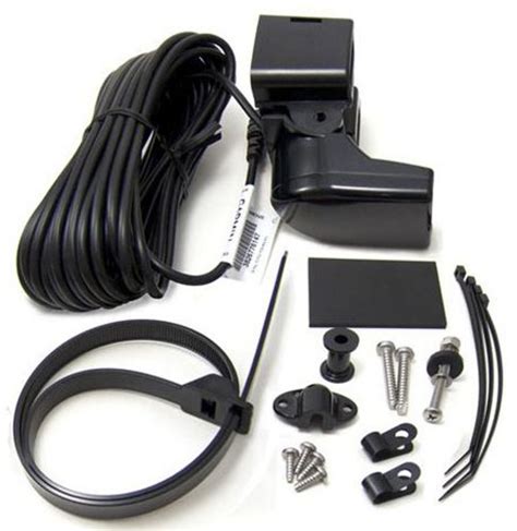 Garmin 010-10249-20 Transom/Trolling Motor Mount Dual Beam Transducer ...