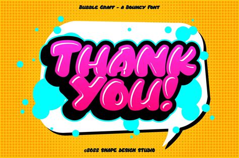 Bubble Graff - Bouncy Font – MasterBundles