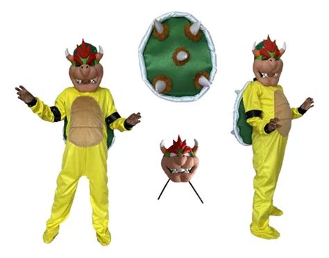 Cosplay Disfraz De Bowser Para Niños Disfraces Mario Bros Villano