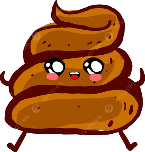 Cute Poopillustrationvector On White Background Shit Poop Fun Vector, Shit, Poop, Fun PNG and ...