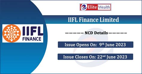 IIFL Finance Limited NCD Issue Details