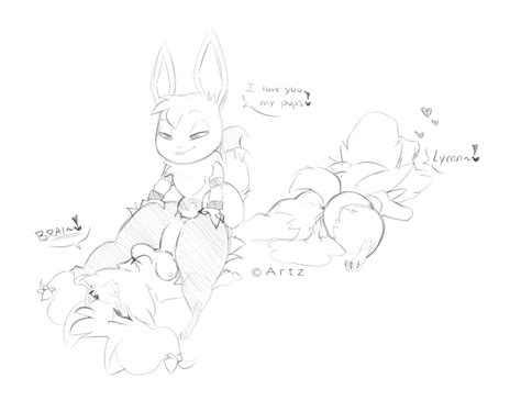 Rule 34 Artz Artz Eevee Braixen Cum Cum In Pussy Lycanroc