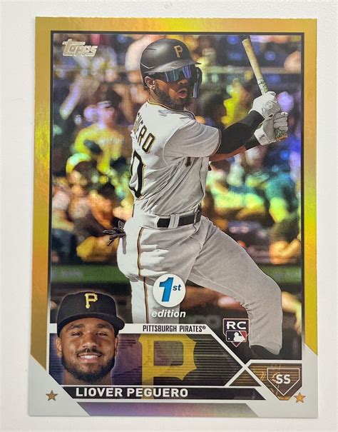 Topps St Edition Liover Peguero Gold Foil Rookie Rc Pirates