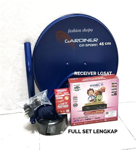 Parabola Mini Full Set Gardiner Cm Paket Receiver Lgsat Goll