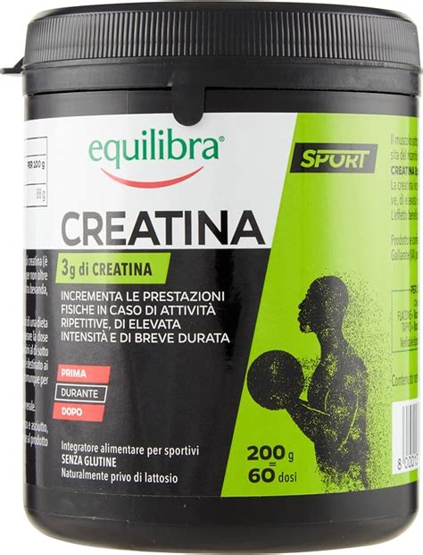 Equilibra Integratori Alimentari Creatina Integratore Per Sportivi A