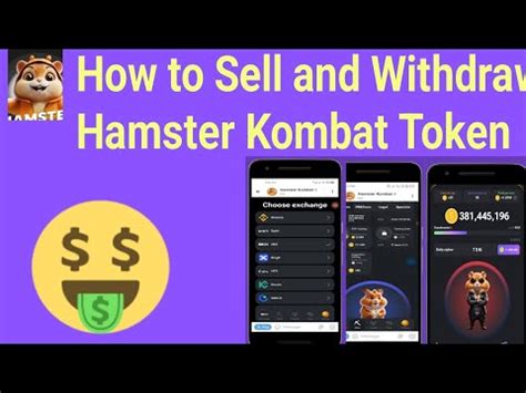 How To Sell And Withdraw Hamster Kombat Token YouTube