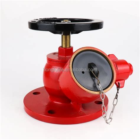 65mm Fire Hydrant Valve Flanged Inlet Marine Oblique Hydrant Valves