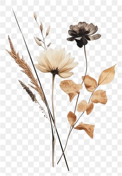 PNG Flower Plant Art White Premium PNG Rawpixel