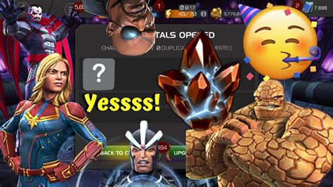 Best 5 Star Featured Crystal Opening Yessssss Marvel Contest Of Champions Youtube