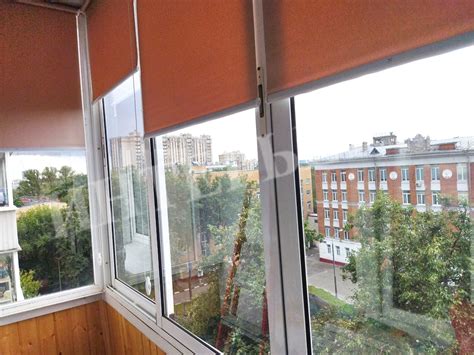 Тканевые жалюзи на рамы балкона +7(925)7408675. Монтаж на балконы и ...