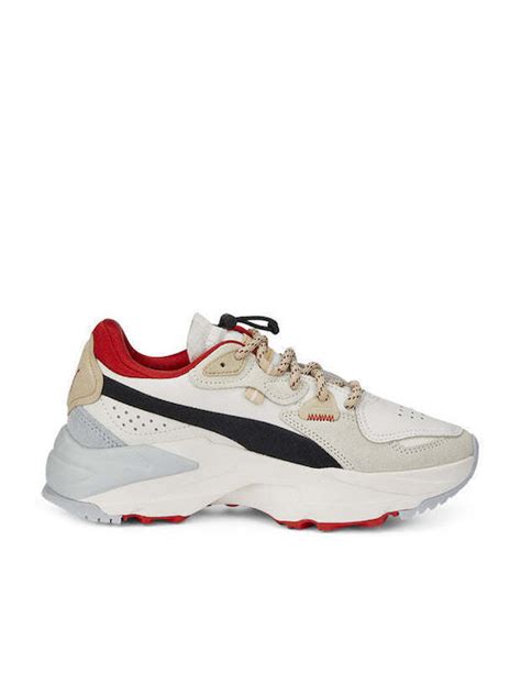 Puma Cassia Via Γυναικεία Chunky Sneakers Μπεζ 389223-03 | Skroutz.gr