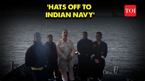 Dramatic Showdown In Red Sea By Indian Navy Video Of Rescue As Houthis