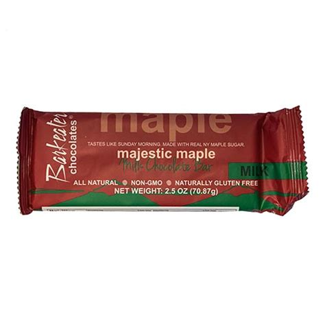 Majestic Maple Chocolate Bar