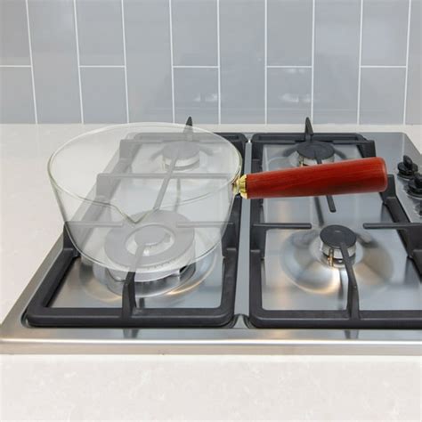 glass disc  boiling milk