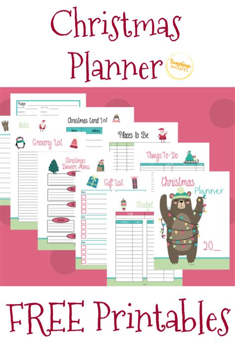 Free Printable Christmas Planner Best Merry Christmas Text