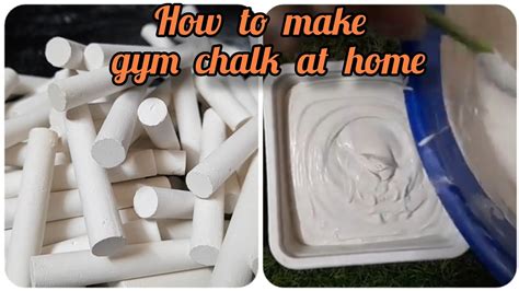 How To Make Gym Chalk At Homewhite Chalk Breaking And Crushing In Mixer