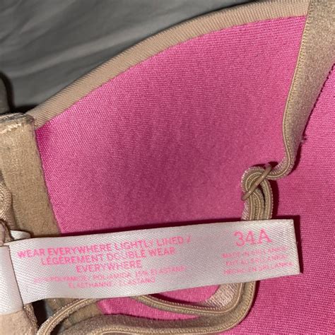 Victorias Secret Nude Lightly Padded Bra Barely Worn Depop