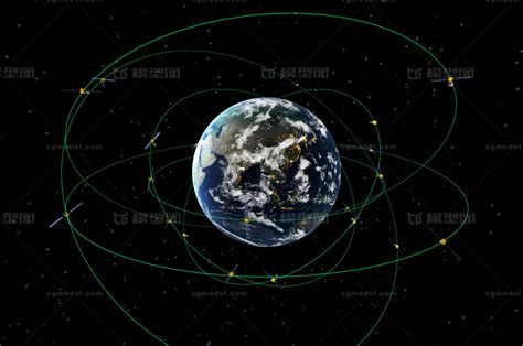 北斗卫星系统 中国北斗卫星导航系统模型 自然场景模型库 Unity模型下载 Cg模型网