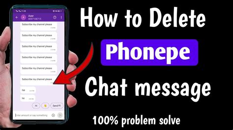 How To Delete Phonepe Chat Message How To Delete Phonepe Chat History