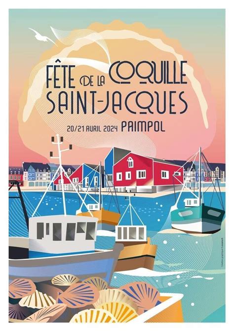 La F Te De La Coquille Saint Jacques D Voile Le Visuel De Laffiche De